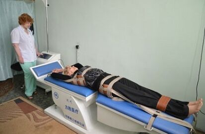 Trazione spinale nell'osteocondrosi toracica