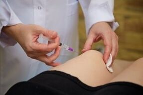 Attraversamento nell'articolazione del ginocchio